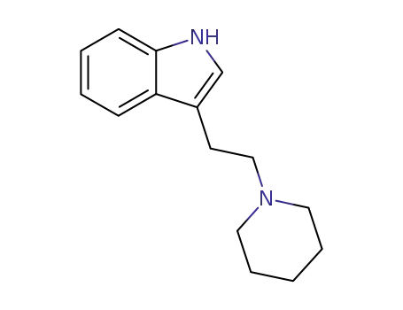 Molecular Structure of 26628-87-5 (3-[2-(1-PIPERIDINYL)ETHYL]INDOLE)