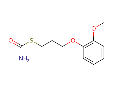 Thiocarbamidsaeure-S-<3-(2-methoxy-phenoxy)-propylester>