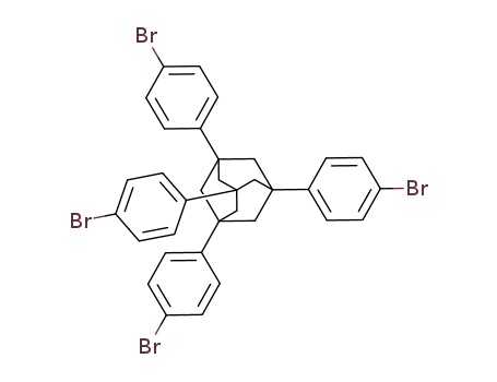 Molecular Structure of 144970-36-5 (Tricyclo[3.3.1.13,7]decane, 1,3,5,7-tetrakis(4-bromophenyl)-)