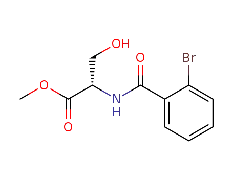 (2S)-(2-bromo-benzoylamino)-3-hydroxy-propionic acid methyl ester