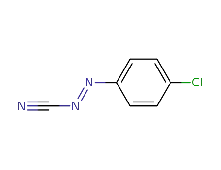 Diazenecarbonitrile, (4-chlorophenyl)-, (E)-