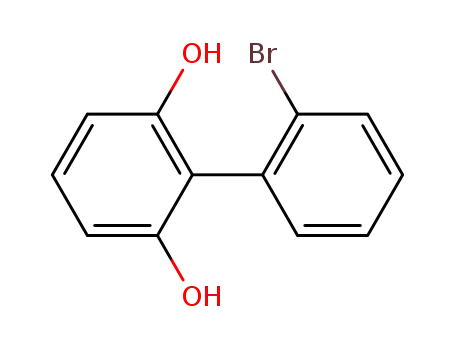 Molecular Structure of 787618-25-1 ([1,1-Biphenyl]-2,6-diol,2-bromo-(9CI))