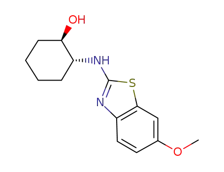 (1R,2R)-2-((6-methoxybenzo[d]thiazol-2-yl)amino)cyclohexan-1-ol