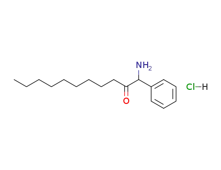 Molecular Structure of 153788-02-4 (1-amino-1-phenylundecan-2-one hydrochloride)