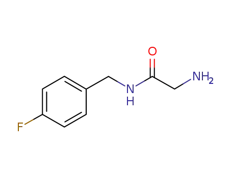 Molecular Structure of 87429-26-3 (2-amino-N-(4-fluorobenzyl)acetamide)