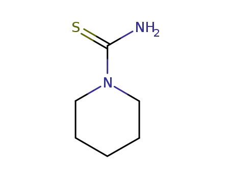 Molecular Structure of 14294-09-8 (1-PIPERIDINETHIOCARBOXAMIDE)
