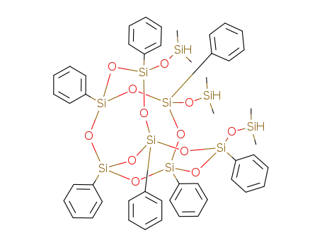 Molecular Structure of 676229-30-4 (C<sub>48</sub>H<sub>56</sub>O<sub>12</sub>Si<sub>10</sub>)