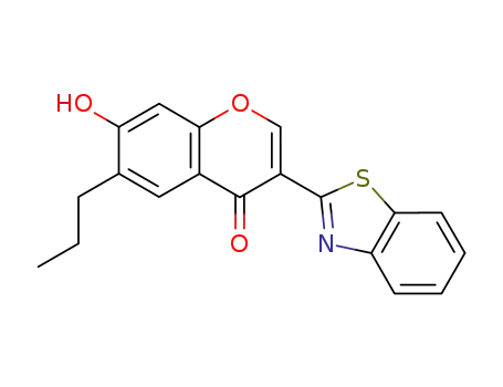 3-(benzo[d]thiazol-2-yl)-7-hydroxy-6-propyl-4H-chromen-4-one