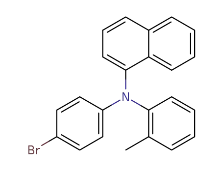 Molecular Structure of 1613149-64-6 (N-(4-bromophenyl)-N-(o-tolyl)naphthalen-1-amine)