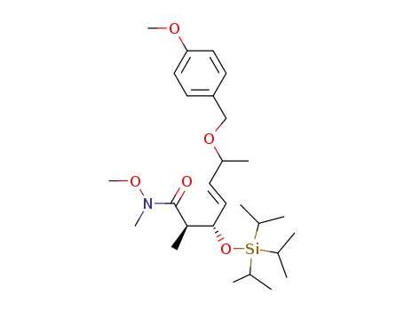 (E)-(2R,3S)-6-(4-Methoxy-benzyloxy)-2-methyl-3-triisopropylsilanyloxy-hept-4-enoic acid methoxy-methyl-amide
