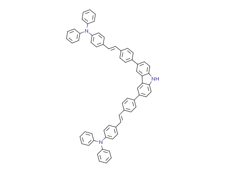 4,4'-(1E,1'E)-2,2'-(4,4'-(9H-carbazole-3,6-diyl)bis(4,1-phenylene))bis(ethene-2,1-diyl)bis(N,N-diphenylaniline)