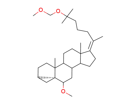 (R)-10-Methoxy-6-[5-methoxymethoxy-1,5-dimethyl-hex-(Z)-ylidene]-3a,5a-dimethyl-hexadecahydro-cyclopenta[a]cyclopropa[2,3]cyclopenta[1,2-f]naphthalene