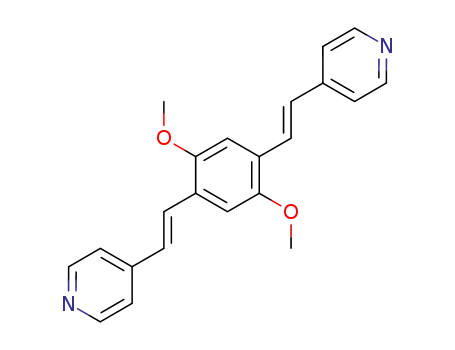 Pyridine, 4,4'-[(2,5-dimethoxy-1,4-phenylene)di-(1E)-2,1-ethenediyl]bis-