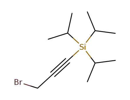 Silane, (3-bromo-1-propynyl)tris(1-methylethyl)-