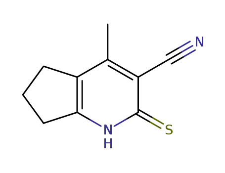 4-methyl-2-thioxo-2,5,6,7-tetrahydro-1H-cyclopenta[b]pyridine-3-carbonitrile