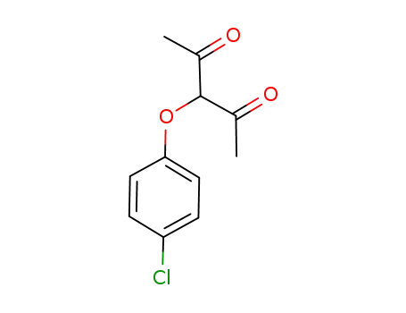 Molecular Structure of 31168-10-2 (2,4-Pentanedione,3-(4-chlorophenoxy)-)