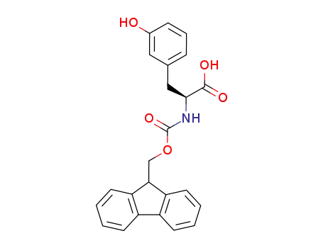 Molecular Structure of 138775-49-2 (N-FMoc-3-hydroxy-DL-phenylalanine)