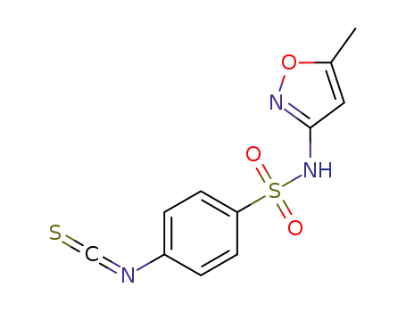 Molecular Structure of 956576-66-2 (4-isothiocyanato-N-(5-methylisoxazol-3-yl)benzenesulfonamide)