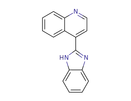 Molecular Structure of 31704-11-7 (Quinoline, 4-(1H-benzimidazol-2-yl)-)