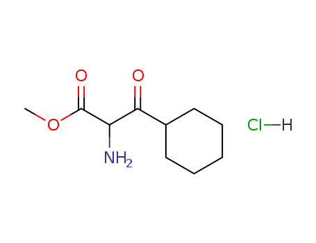 Cyclohexanepropanoic acid, a-amino-b-oxo-, methyl ester, hydrochloride, (?-