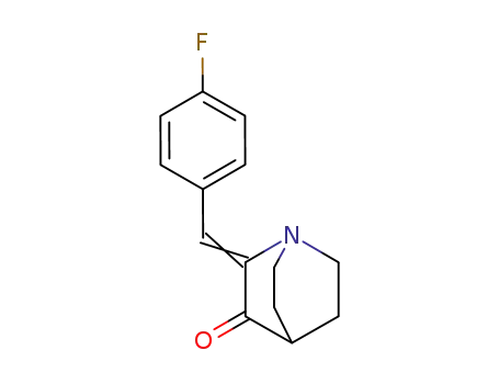 2-[(4-Fluorophenyl)methylidene]-1-azabicyclo[2.2.2]octan-3-one