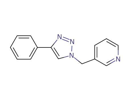 3-[(4-phenyl-1H-1,2,3-triazol-1-yl)methyl]pyridine