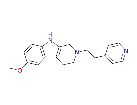 6-Methoxy-2-(2-pyridin-4-yl-ethyl)-2,3,4,9-tetrahydro-1H-β-carboline
