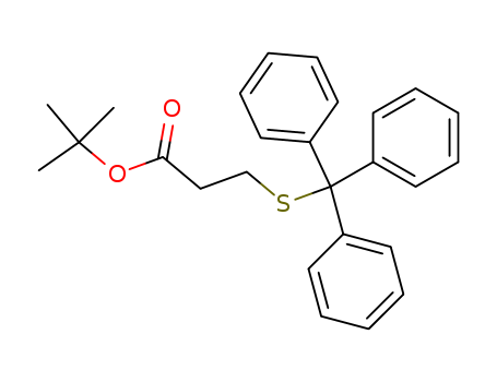 Propanoic acid, 3-[(triphenylmethyl)thio]-, 1,1-dimethylethyl ester