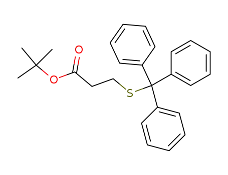 Molecular Structure of 10271-31-5 (tert-butyl 3-(tritylsulfanyl)propanoate)