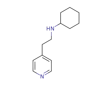 Molecular Structure of 97247-39-7 (cyclohexyl-(2-[4]pyridyl-ethyl)-amine)