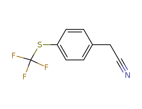 {4-[(trifluoromethyl)sulfanyl]phenyl}acetonitrile