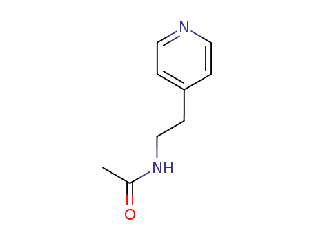 Molecular Structure of 70922-39-3 (N-(2-PYRIDIN-4-YL-ETHYL)-ACETAMIDE)