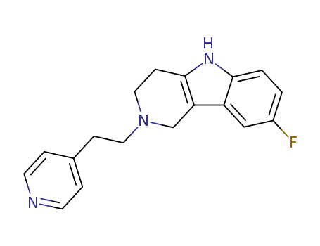 8-fluoro-2-(2-pyridin-4-ylethyl)-1,3,4,5-tetrahydropyrido[4,3-b]indole