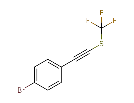 1-bromo-4-{2-[(trifluoromethyl)sulfanyl]ethynyl}benzene