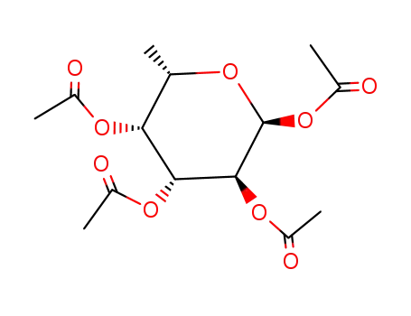 Molecular Structure of 64913-16-2 (1,2,3,4-TETRA-O-ACETYL-A-L-FUCOPYRANOSE)