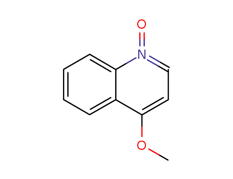 Molecular Structure of 14547-98-9 (Quinoline, 4-methoxy-, 1-oxide)