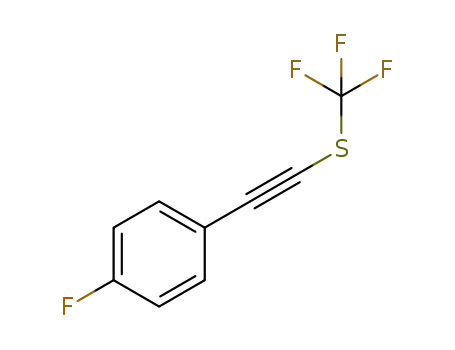 (2-(4-fluorophenyl)ethynyl)(trifluoromethyl)sulfane