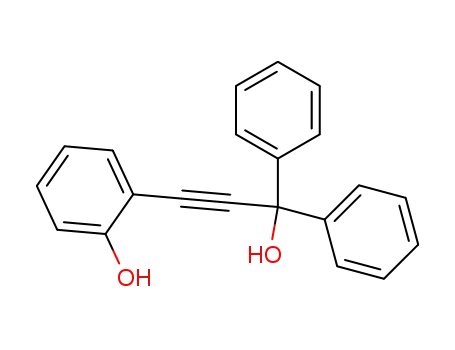 2-(3-hydroxy-3,3-diphenylprop-1-yn-1-yl)phenol