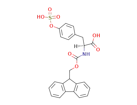 Molecular Structure of 181952-24-9 (Fmoc-Tyr(SO3H)-OH)