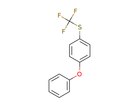 Molecular Structure of 1333415-80-7 (1-phenoxy-4-[(trifluoromethyl)sulfanyl]benzene)