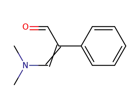 Molecular Structure of 15131-89-2 (Benzeneacetaldehyde, a-[(dimethylamino)methylene]-)