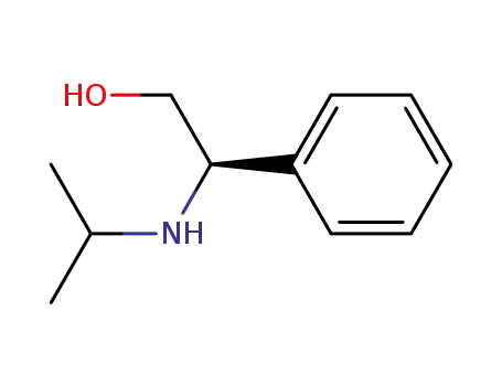 Molecular Structure of 112211-92-4 ((R)-2-ISOPROPYLAMINO-2-PHENYLETHANOL)