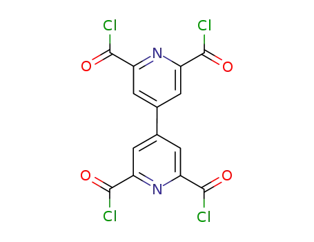 Molecular Structure of 124558-61-8 ((4,4'-Bipyridine)-2,2',6,6'-tetracarbonyltetrachloride)