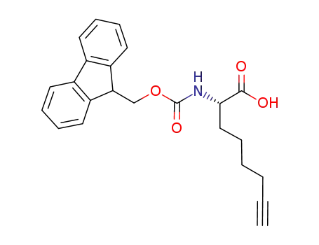 Molecular Structure of 1097192-06-7 (2S-{[(9H-fluorenyl-9-ylmethoxy)carbonyl]amino}-7-octynoic acid)