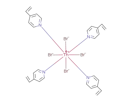 Thorium, tetrabromotetrakis(4-ethenylpyridine)-