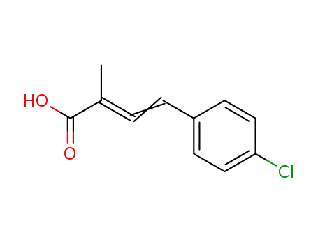 Molecular Structure of 63327-21-9 (2,3-Butadienoic acid, 4-(4-chlorophenyl)-2-methyl-)