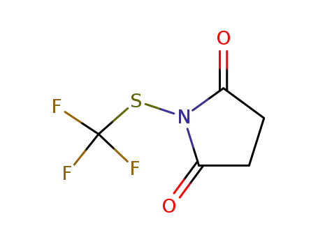 Molecular Structure of 183267-04-1 (1-[(trifluoromethyl)thio]-2,5-Pyrrolidinedione)
