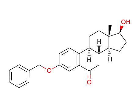 Molecular Structure of 53573-80-1 (3-benzyloxy-17β-hydroxy-1,3,5(10)-estratriene-6-one)