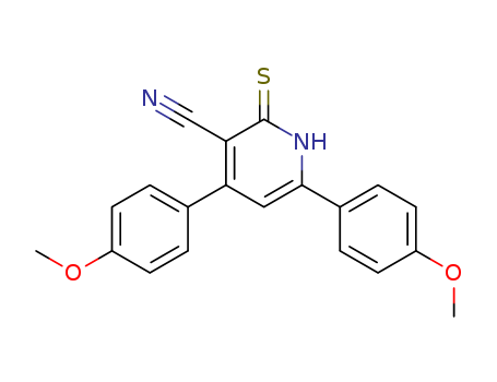 4,6-Bis-(4-methoxy-phenyl)-2-thioxo-1,2-dihydro-pyridine-3-carbonitrile