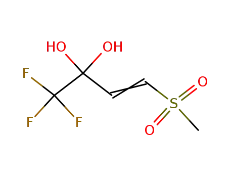 3-Butene-2,2-diol, 1,1,1-trifluoro-4-(methylsulfonyl)-